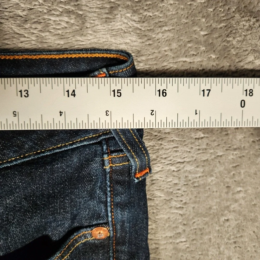 True Religion Brand Jeans Mens 29 Dark Blue Excellent‎ Slim Straight Made in USA